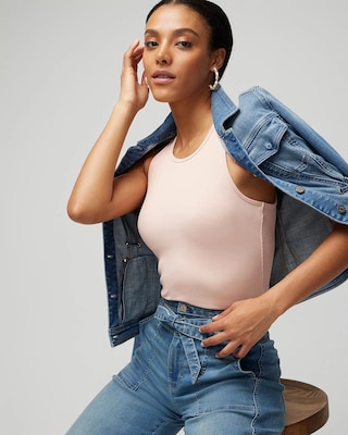 WHBM FORME™ Ribbed Stretch Tank