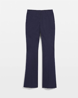 High Rise Pinstripe Flare Trouser click to view larger image.