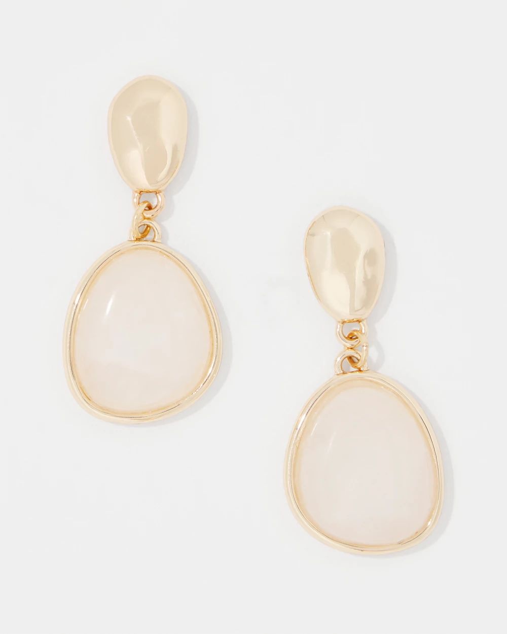 Quartz Drop Earrings