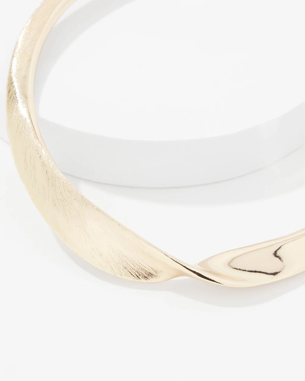 Gold Twisted Collar