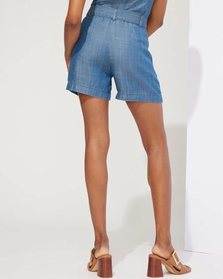 Outlet WHBM Tie-Belt Shorts