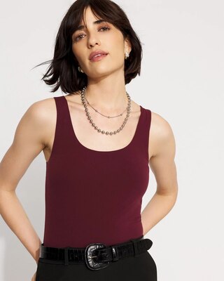 WHBM FORME™ All Ways Stretch Dual Neck Tank