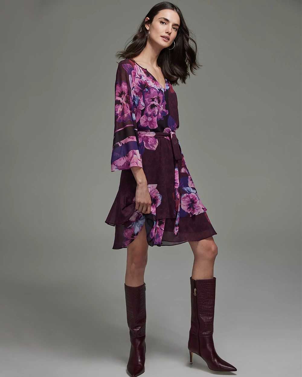 White house black top market floral dress