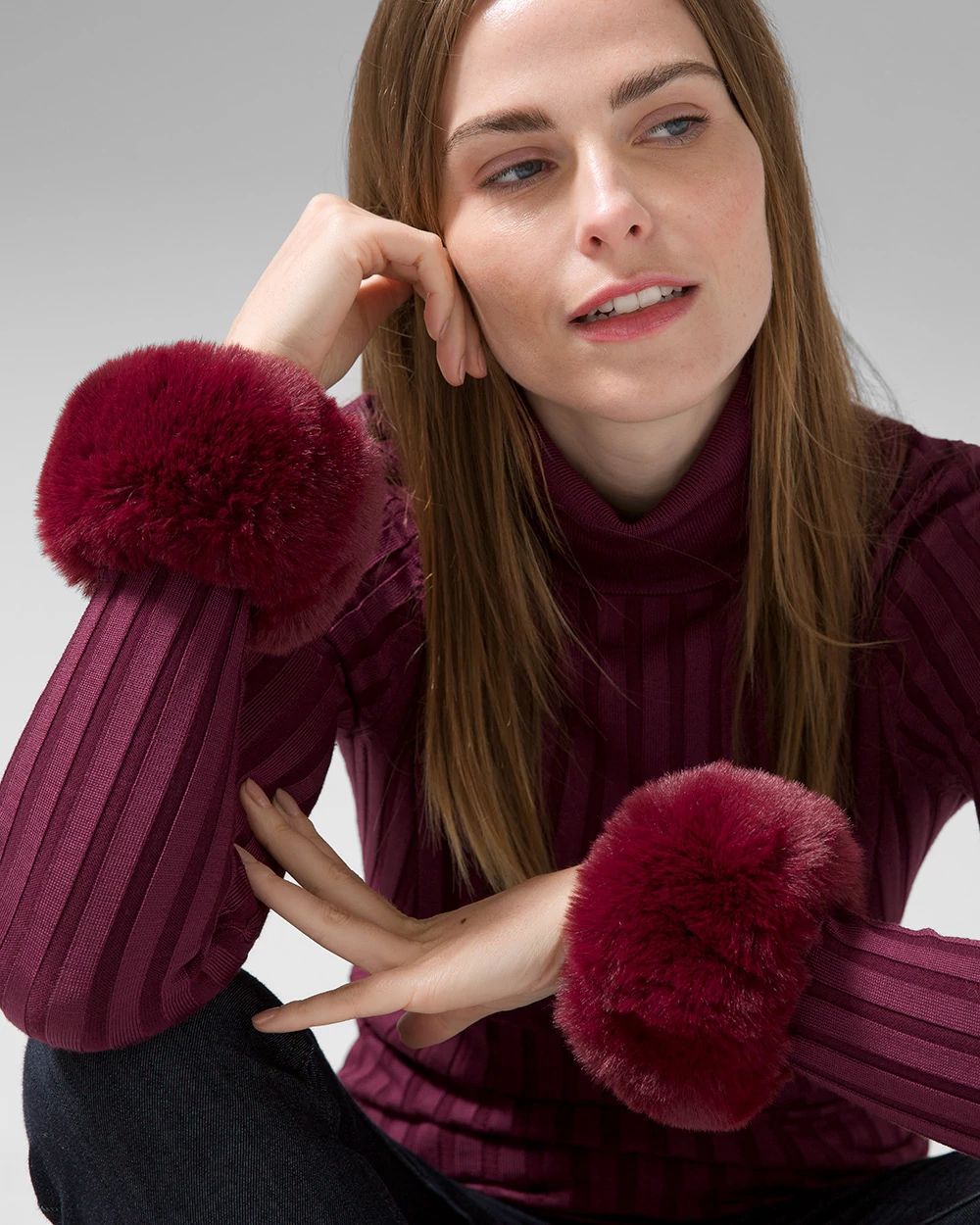 Faux Fur Cuffs