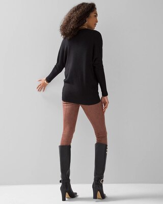 Vegan Suede WHBM® Runway Legging