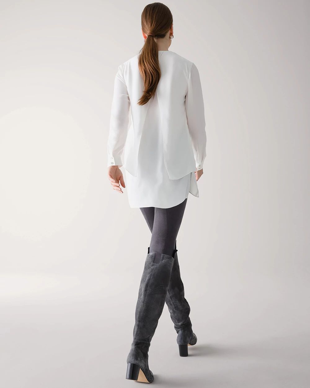 Long Sleeve V-Neck Tunic click to view larger image.