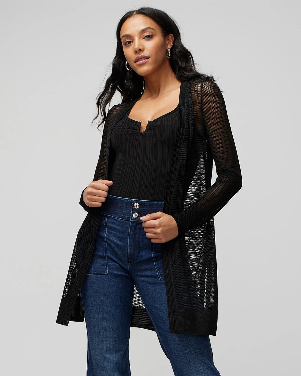 Crochet Belted Coverup