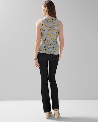 Ruched Mesh Tank