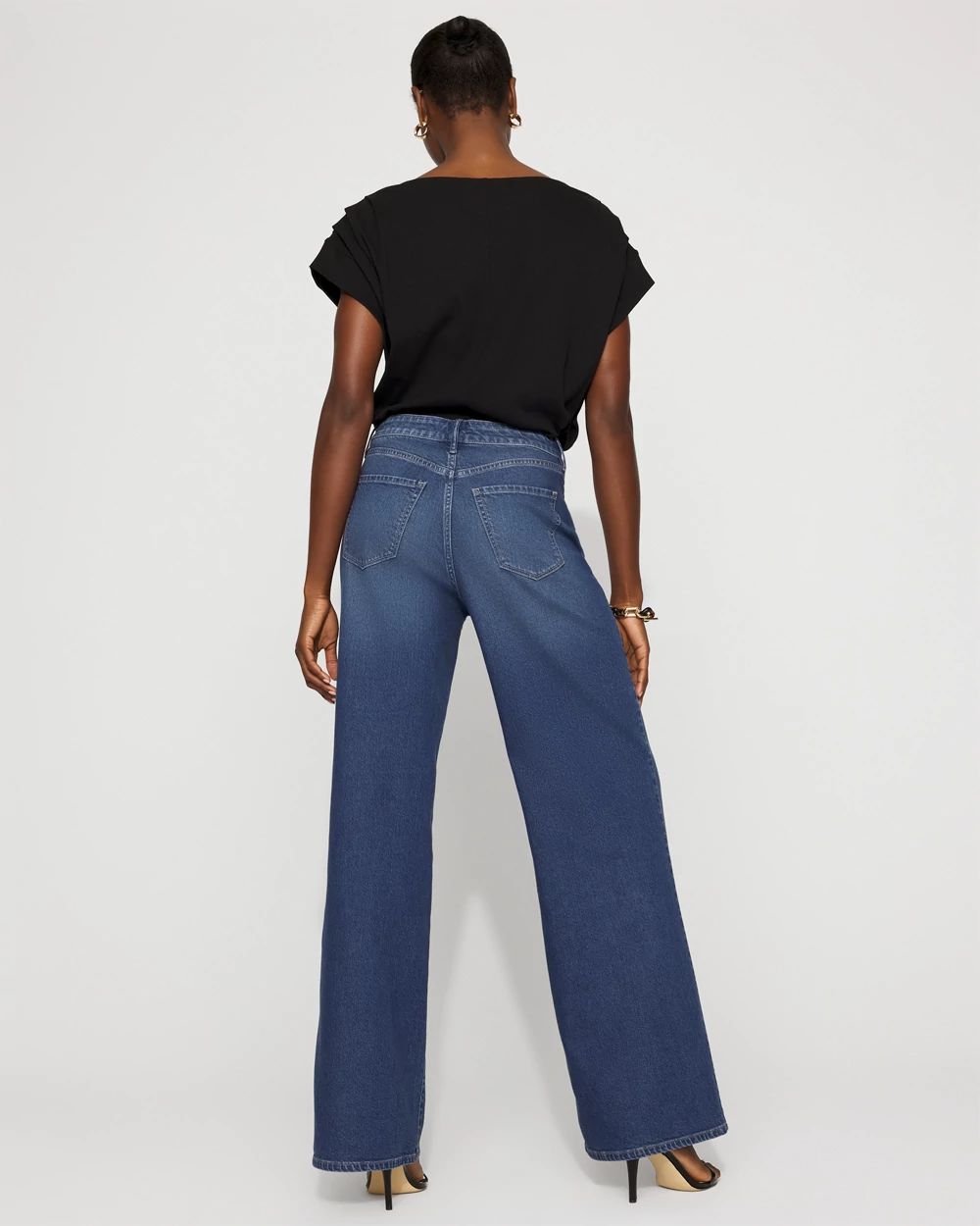 Petite Extra High-Rise Palazzo Jean