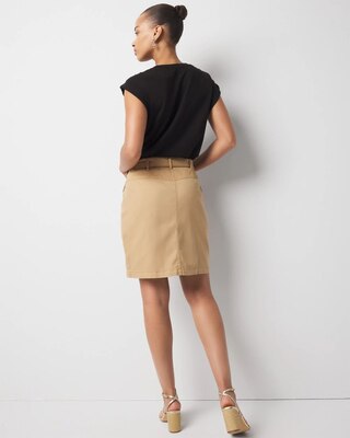 Belted Cargo Mini Skirt click to view larger image.