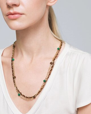 The WHBM Convertible Mask Necklace