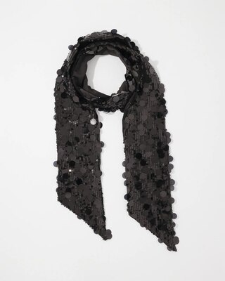 Sequin Skinny Scarf