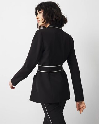Relaxed Blazer with Piping click to view larger image.