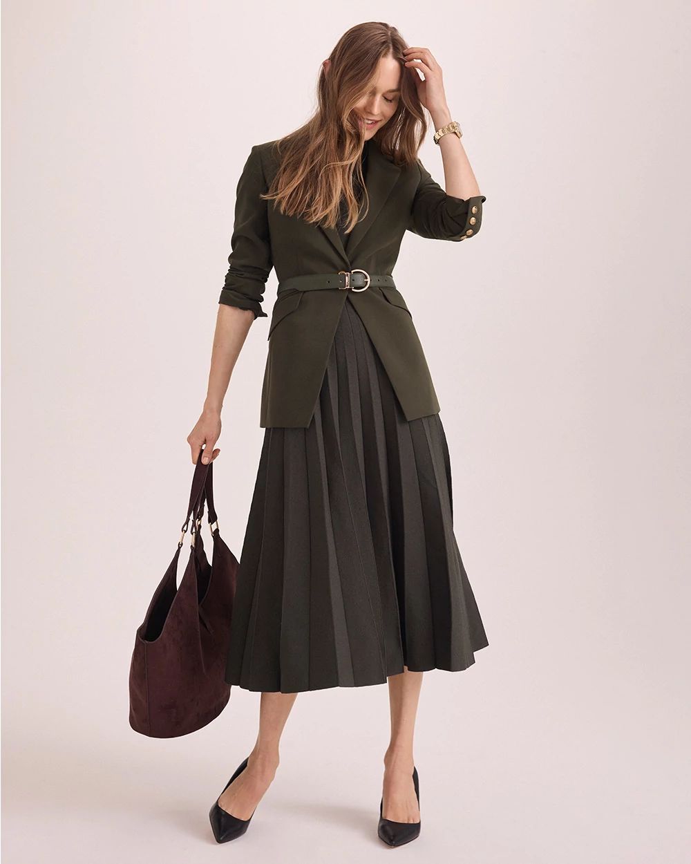 Sleeveless Sweater Midi Dress