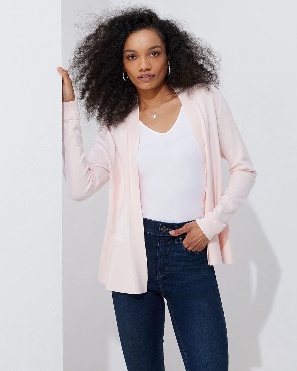Outlet WHBM Peplum Cardigan