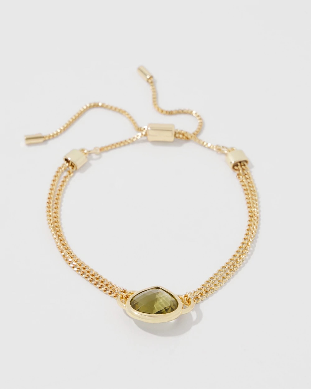 Olive + Gold Bracelet - image 2