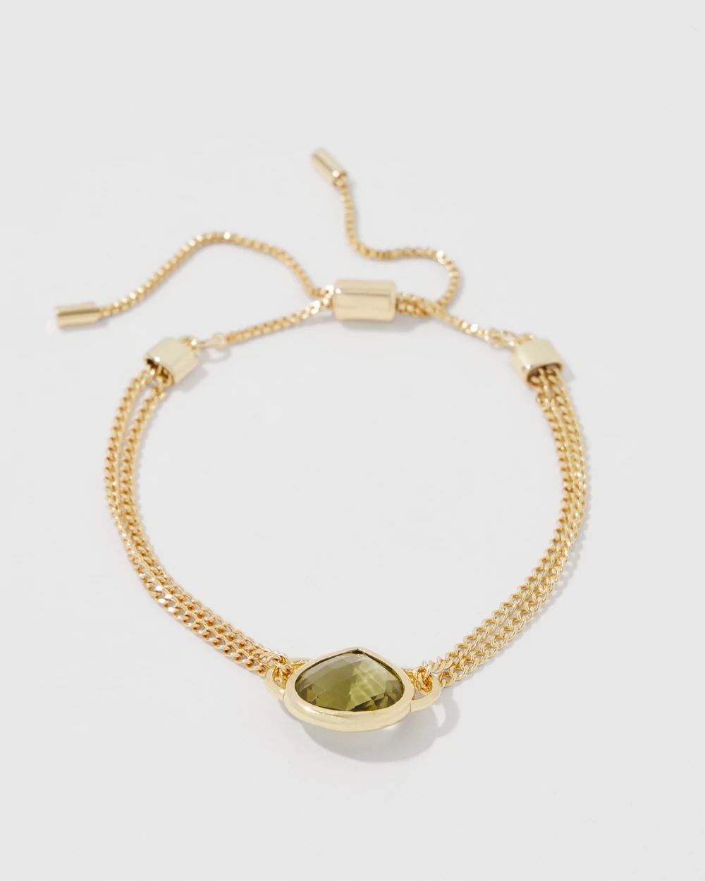 Olive + Gold Bracelet