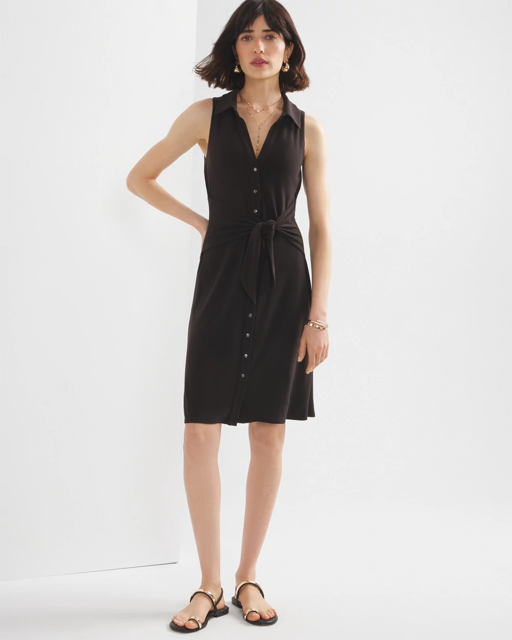 Tie-Front Dress