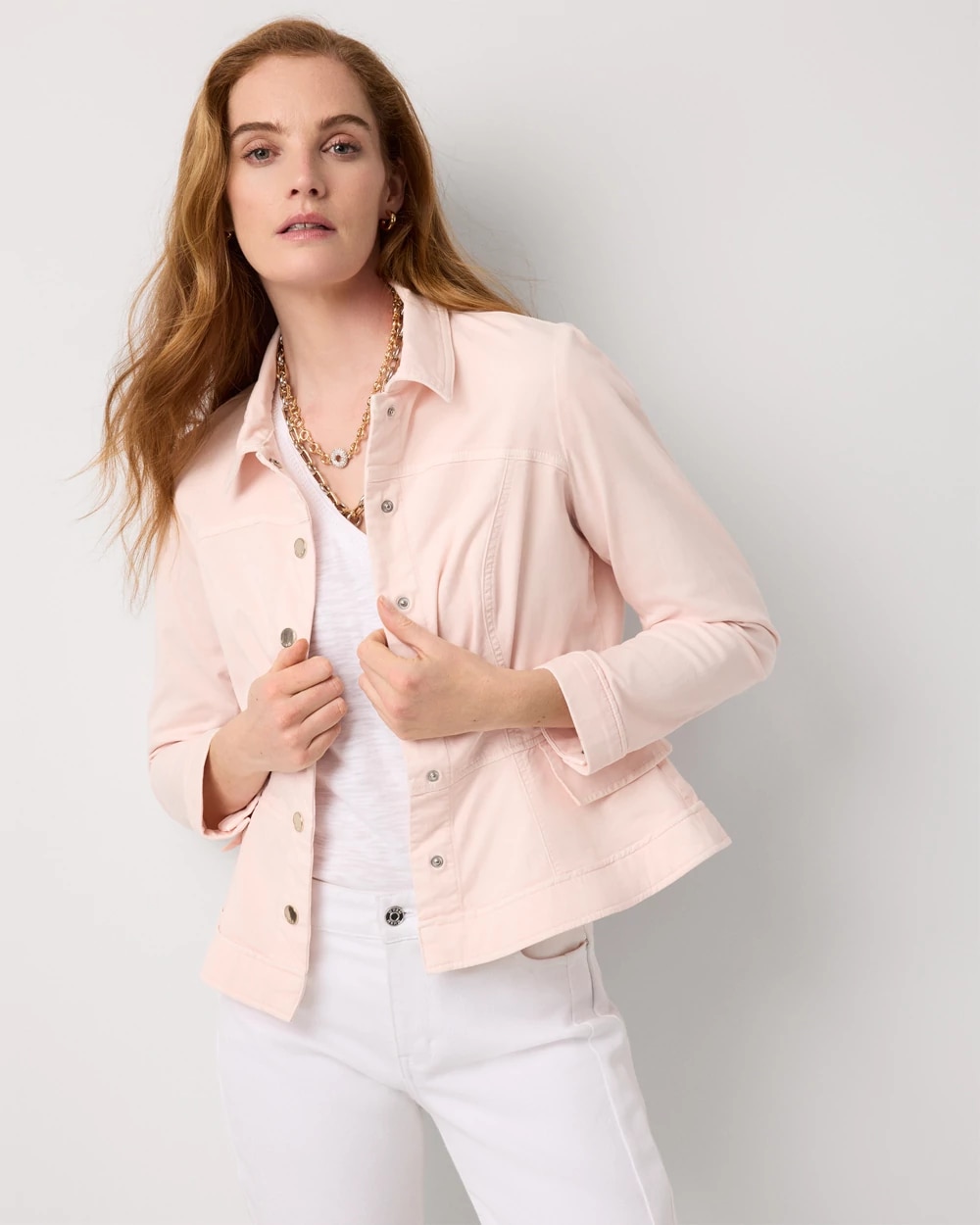 Pret Button-Front Jacket