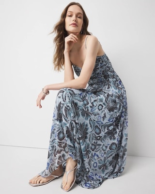 Printed Maxi Dress click to view larger image.