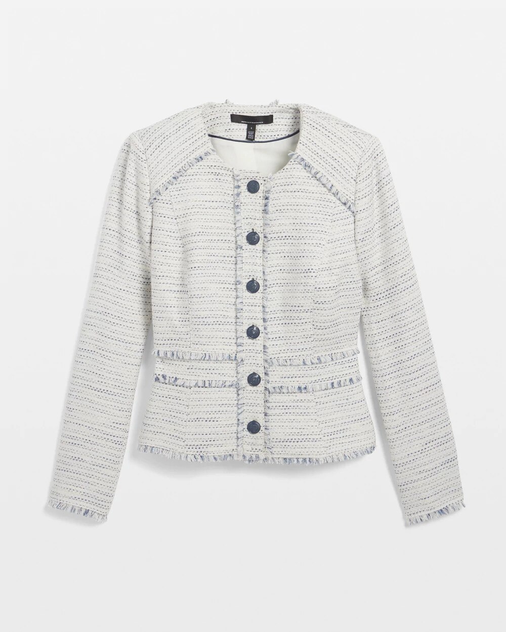 Space Dye Tweed Jacket - image 5