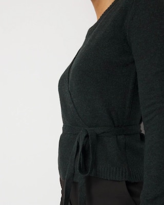 Two-in-One Wrap Cardigan click to view larger image.