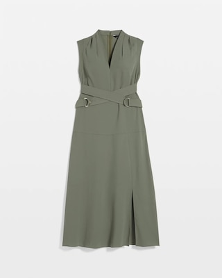 Crisscross Utility Midi Dress click to view larger image.