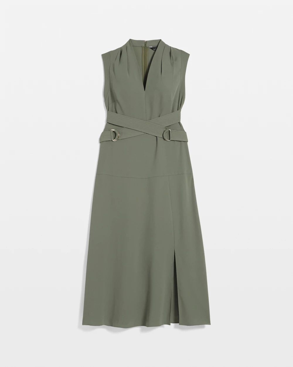 Crisscross Utility Midi Dress