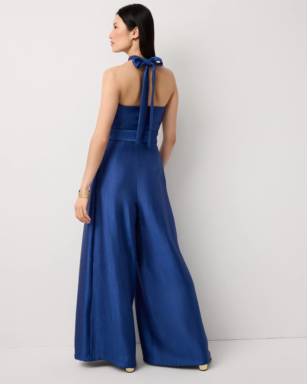Belted Halter Jumpsuit