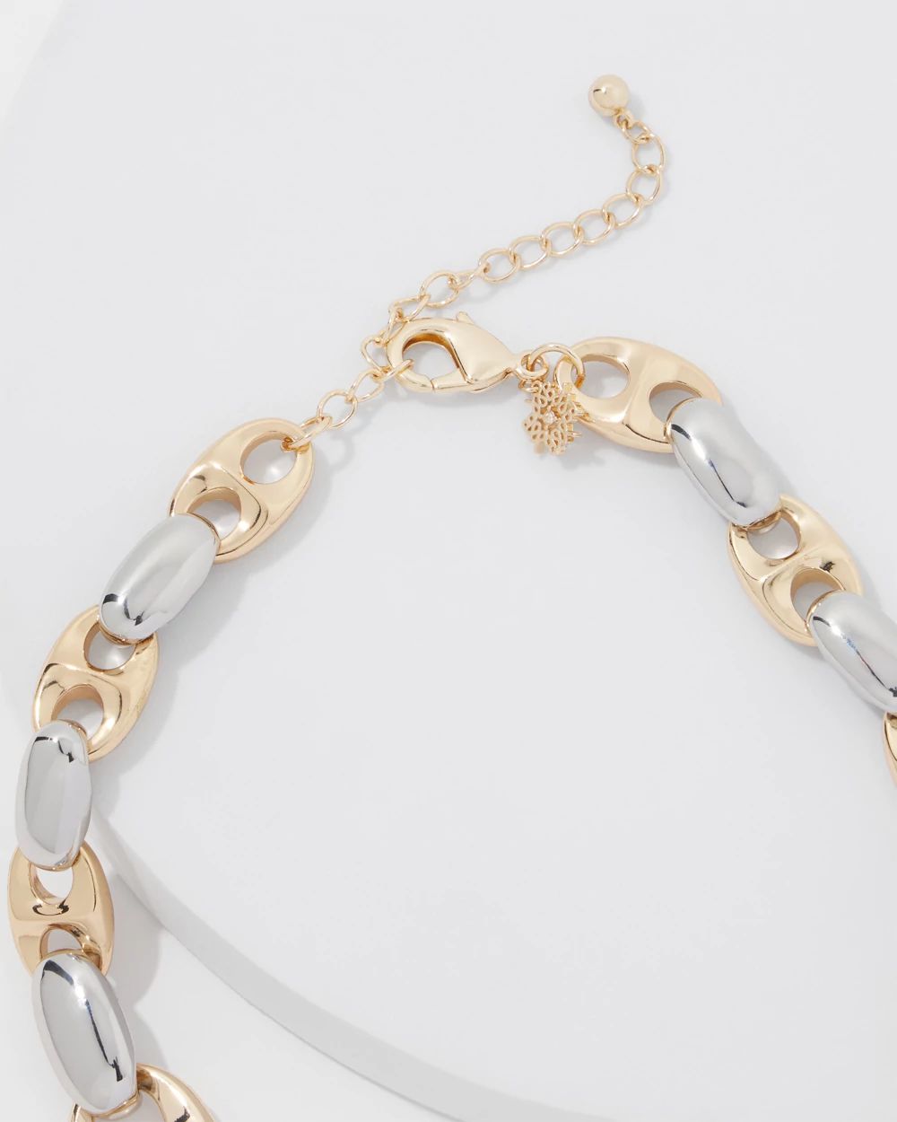 Gold + Silver Mariner Links Necklace