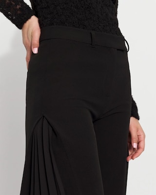 Pleated-Side Wide Leg Pant click to view larger image.