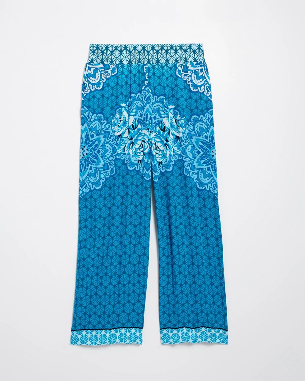 Smocked Waist Coverup Pant