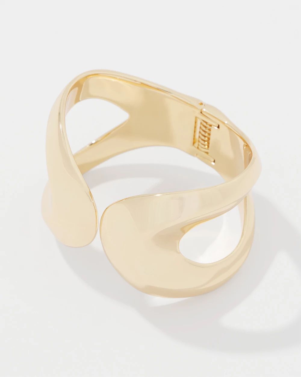 Gold Sculptural Cuff
