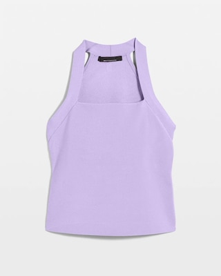 WHBM FORME™ Sculpt Stretch Sweater Halter Top click to view larger image.