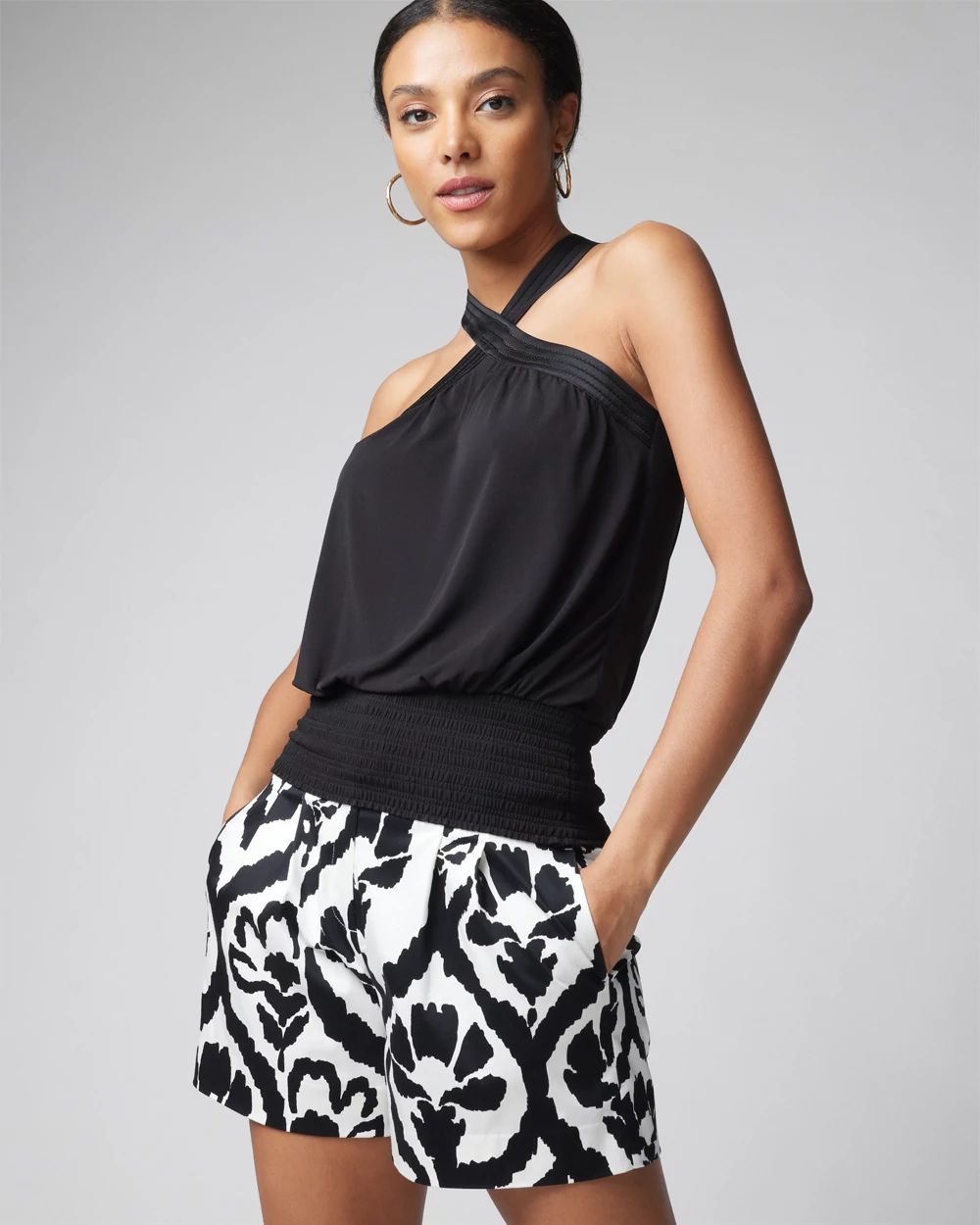 White house black market halter top 2025