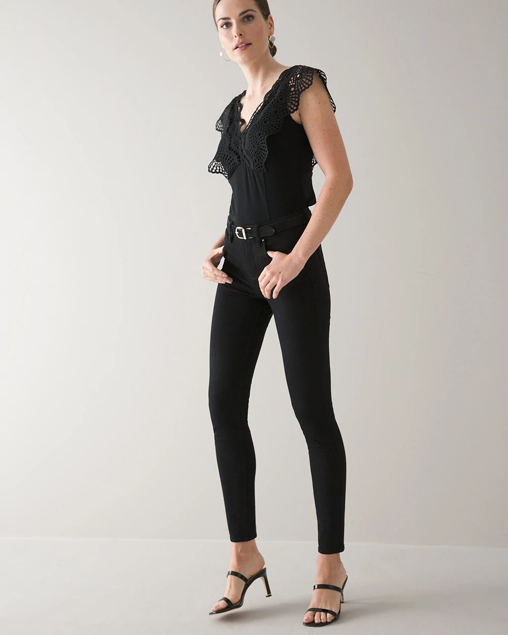 Petite High-Rise Sculpt Skinny Jeans click to view larger image.