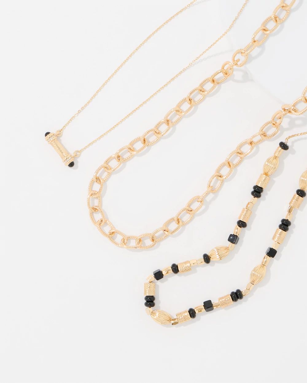 Black Cap Convertible Necklace