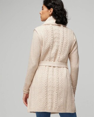 Novelty Cable Sweater Vest