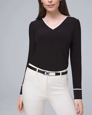 Leather Skinny Stretch Belt