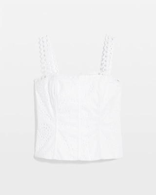 Petite Eyelet Bustier click to view larger image.