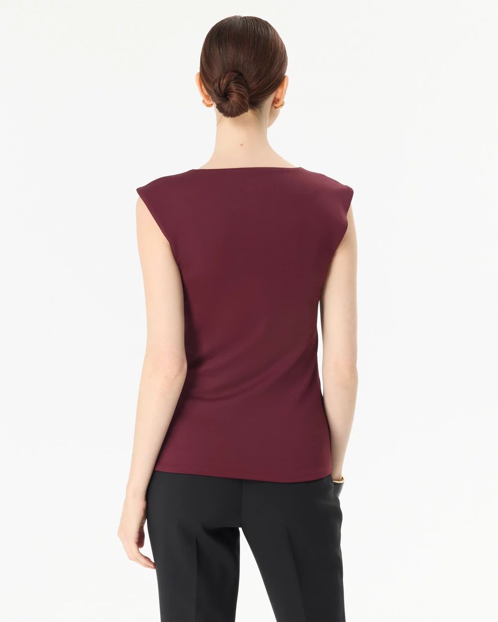WHBM FORME™ All Ways Stretch Square Neck Top click to view larger image.