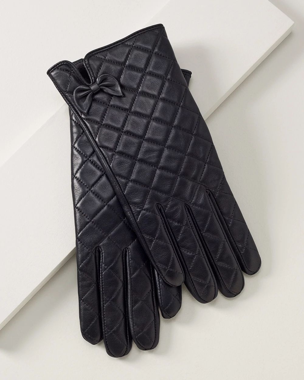 Quilted Leather Gloves