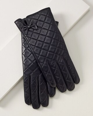Quilted Leather Gloves