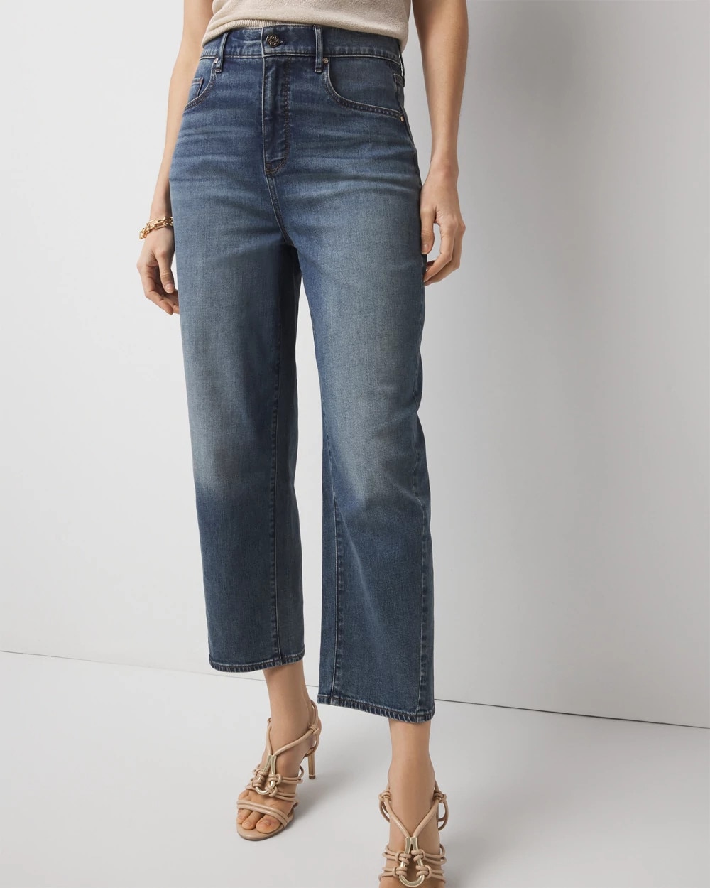 Petite Extra High-Rise Barrel Jean
