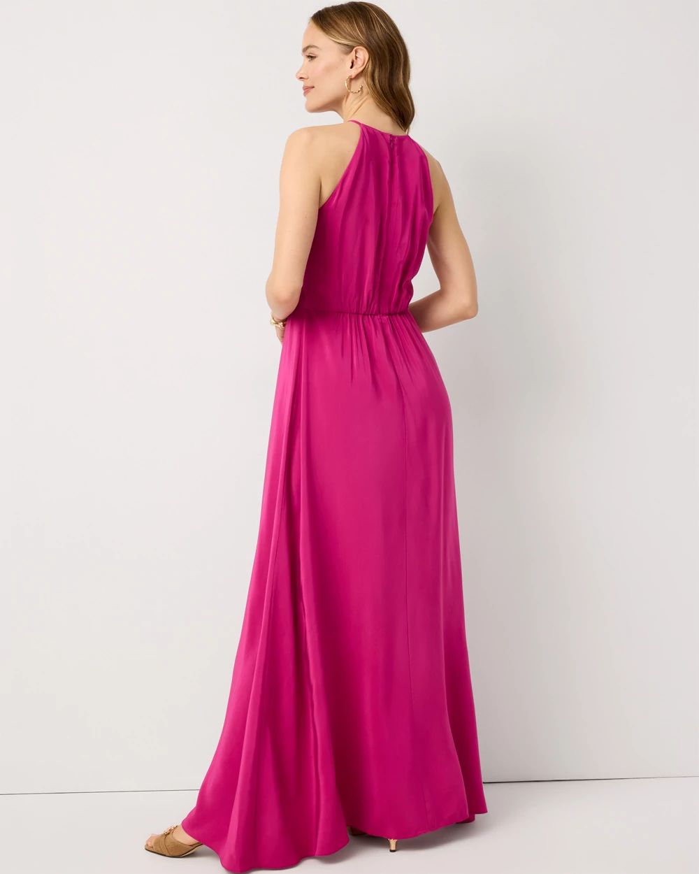 Graphic Floral Maxi Dress click to view larger image.