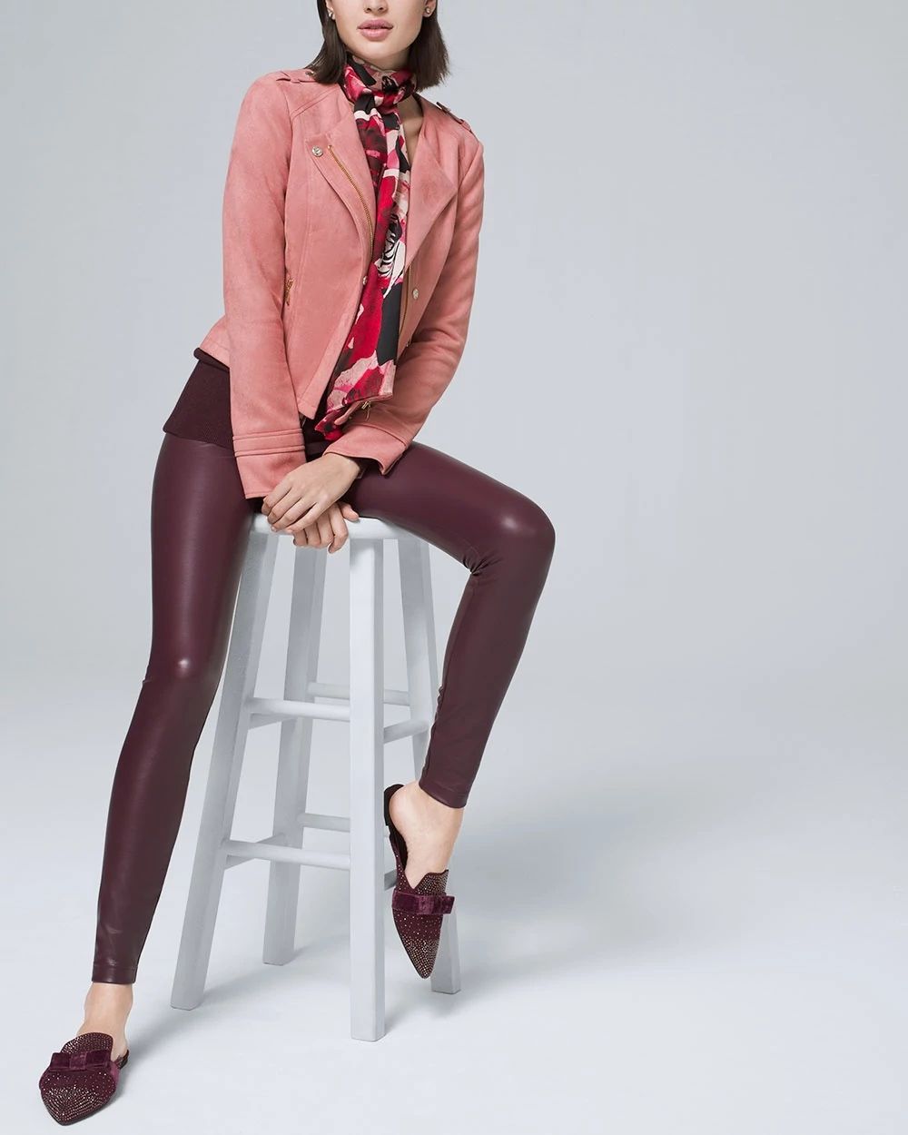 Faux Leather Runway Legging