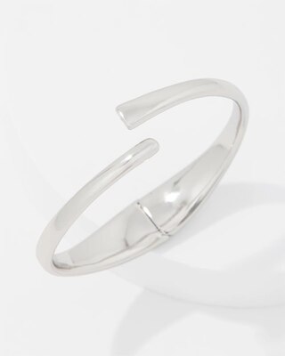 Silver Sculptural Cuff click to view larger image.