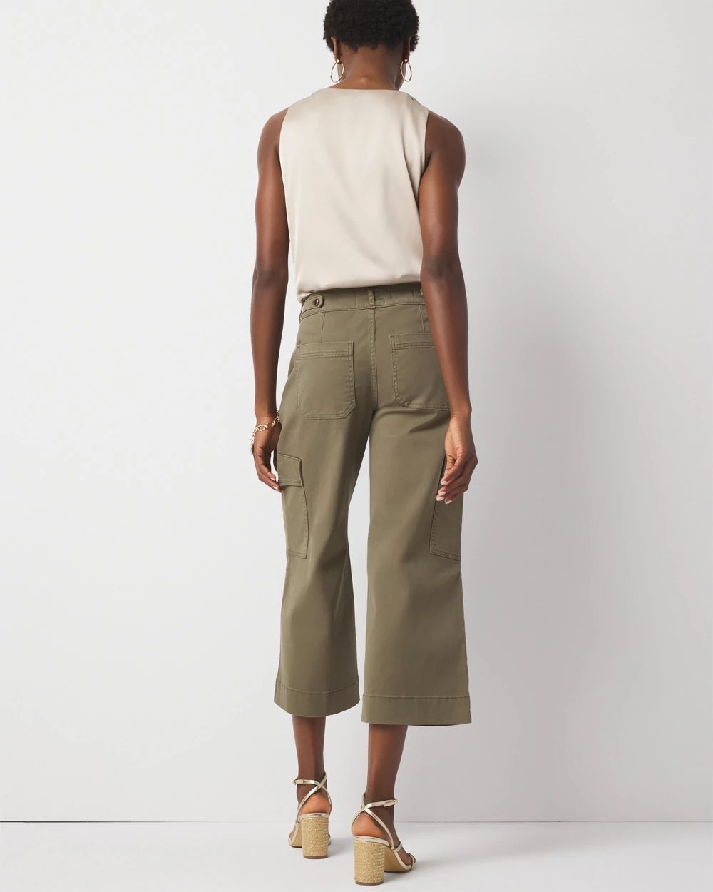 Pret Cargo Wide Leg Cropped Pant