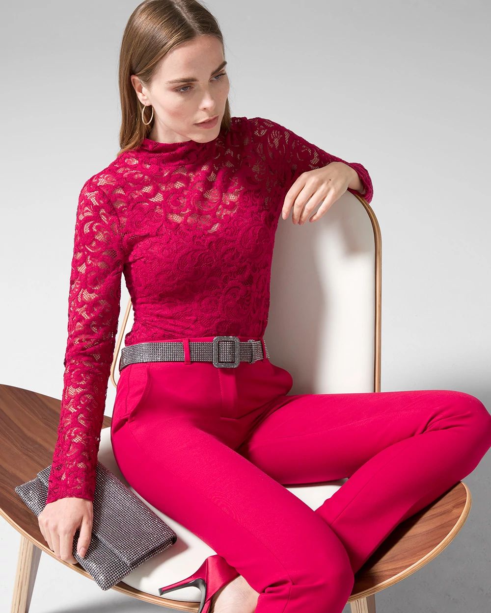 Lace Turtleneck