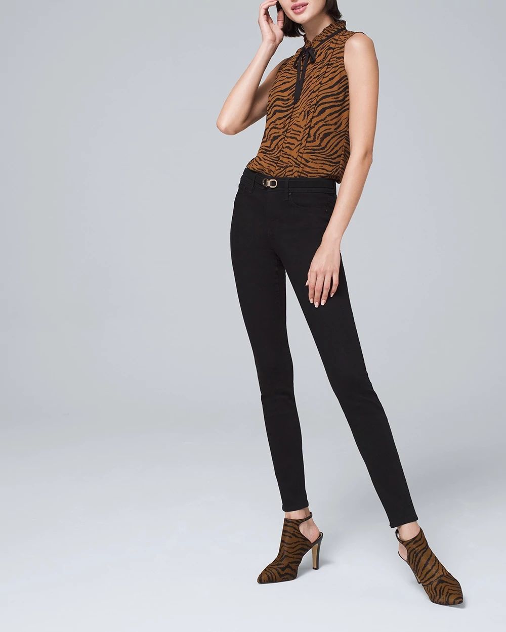 Mid-Rise Super Skinny Jeggings
